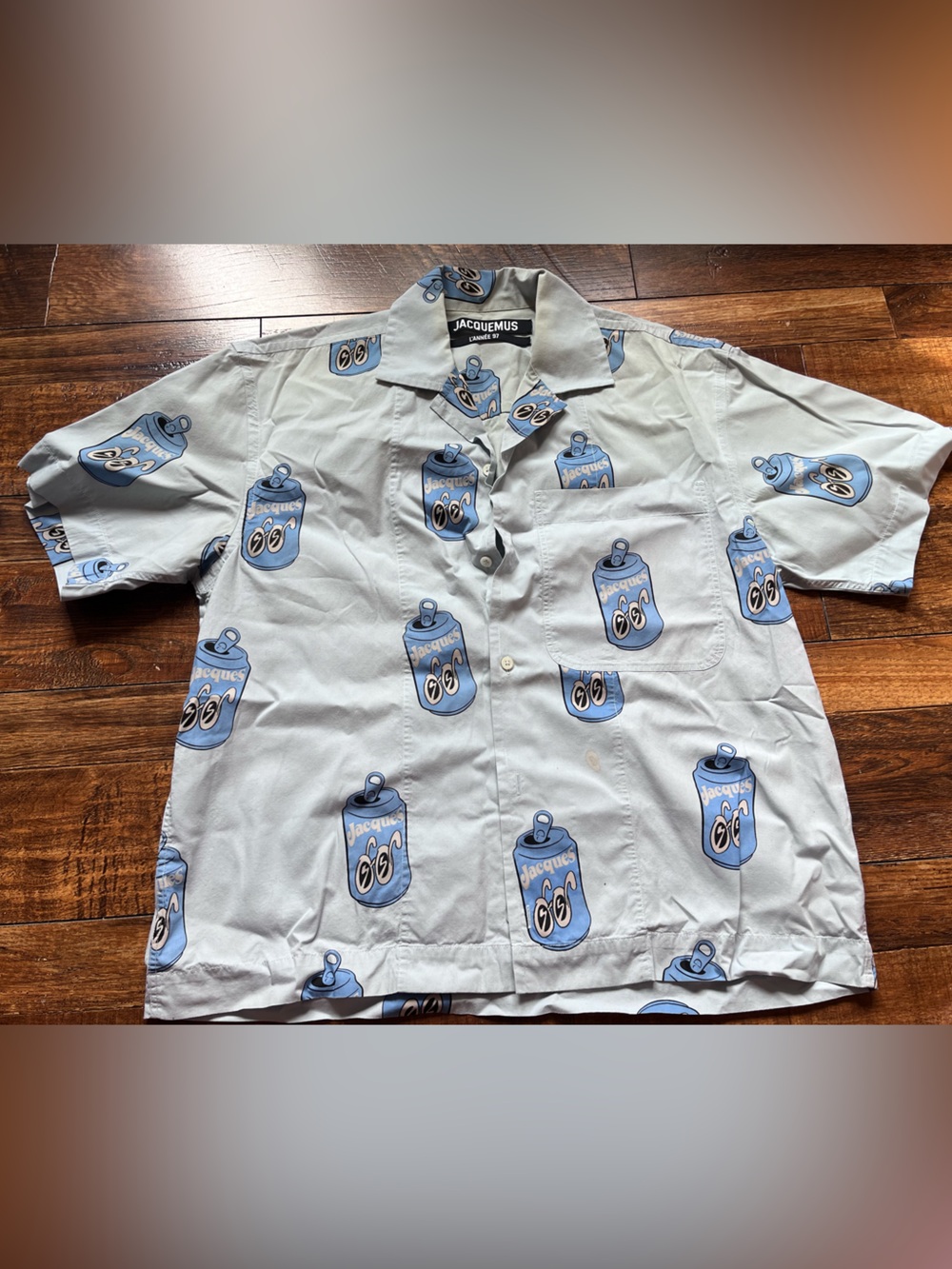 Jacquemus Blue 'la Chemise Jean' Short Sleeve Shirt